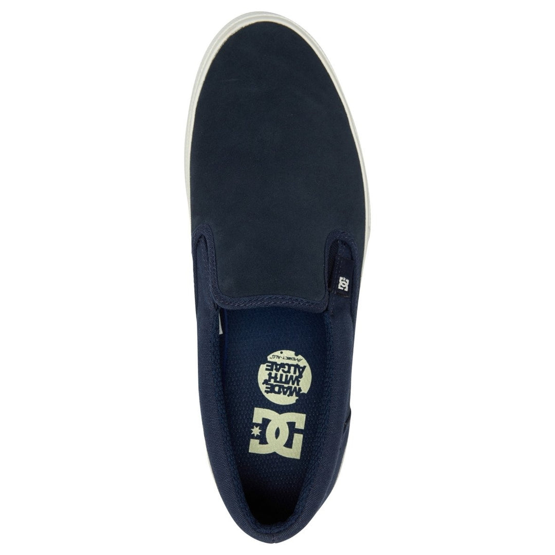 DC Shoes Mens Manual Slip-On Shoes Navy Blazer - ADYS300677-BYJ0 NAVY BLAZER Image 4