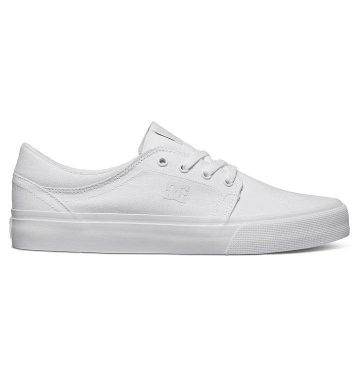 DC Shoes Mens Trase TX Shoes White/White/White - ADYS300656-XWWW WHITE/WHITE/WHITE Image 1