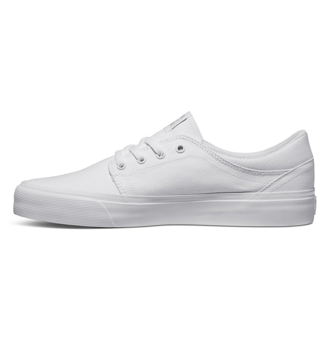 DC Shoes Mens Trase TX Shoes White/White/White - ADYS300656-XWWW WHITE/WHITE/WHITE Image 3