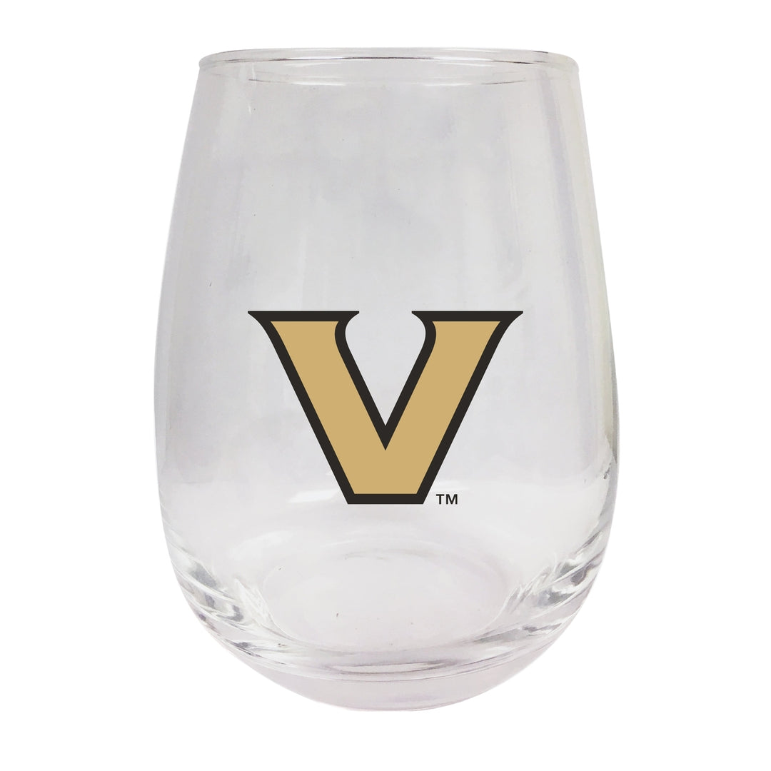 Vanderbilt University 15 oz Stemless Wine Glass Image 1