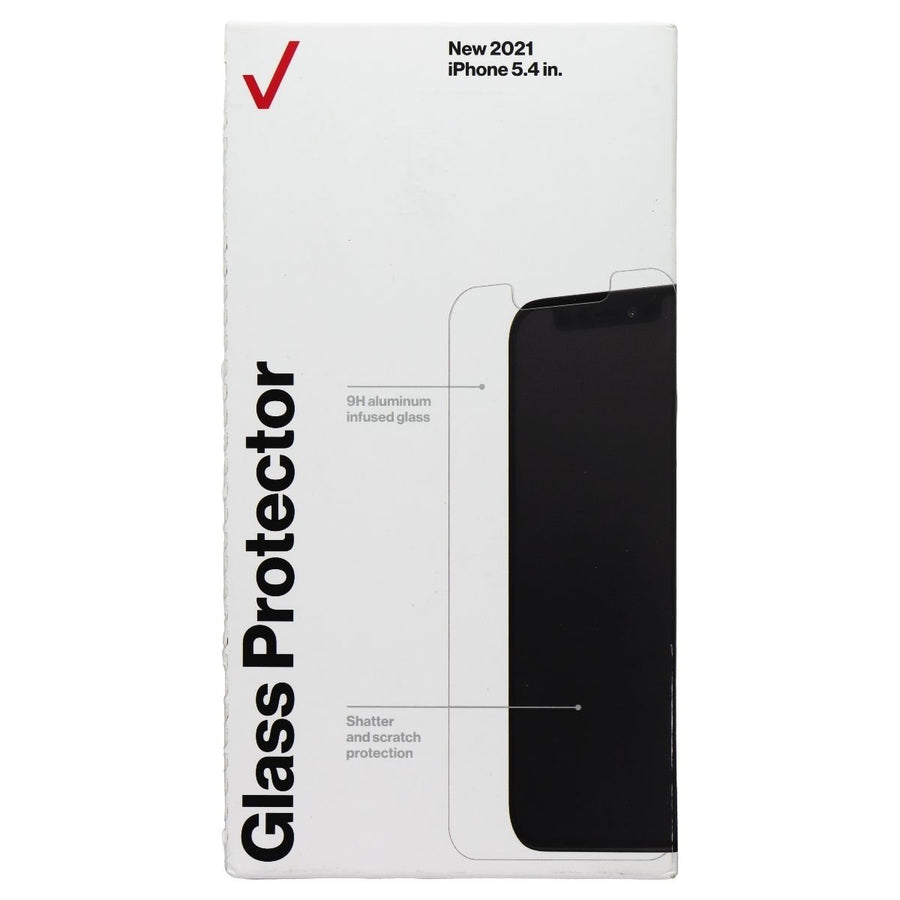 Verizon Tempered Glass Screen Protector for iPhone 13 Mini - Clear Image 1