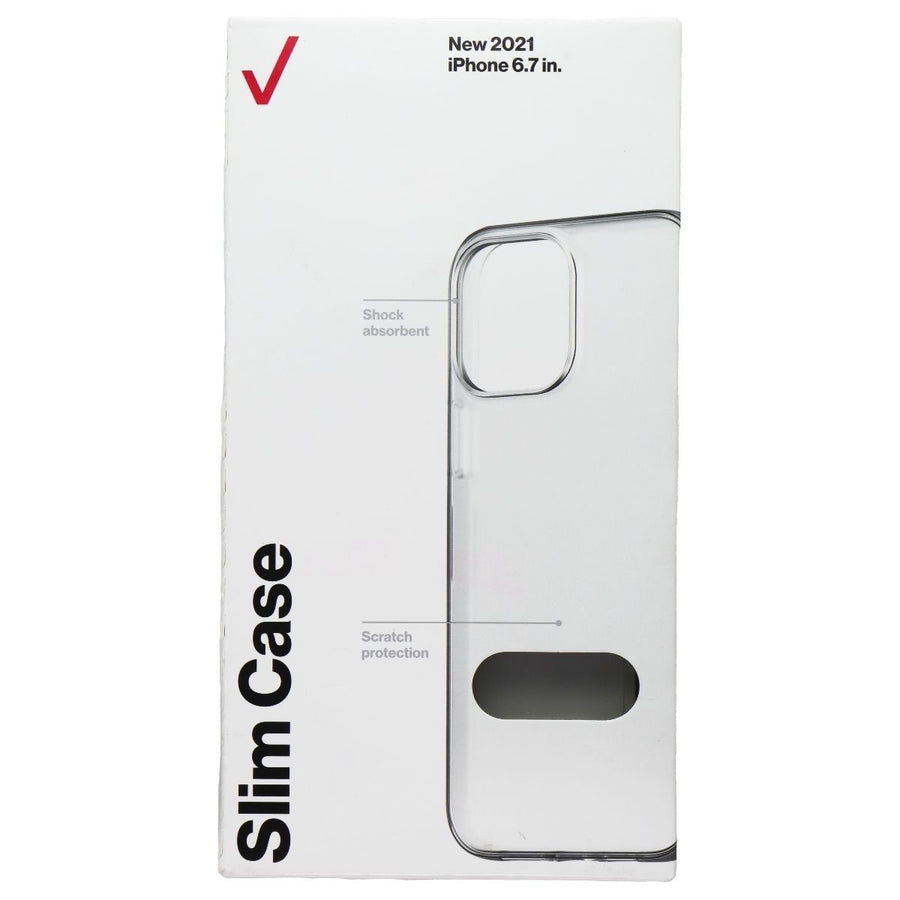 Verizon Slim Sustainable Case for Apple iPhone 13 Pro Max - Clear Image 1