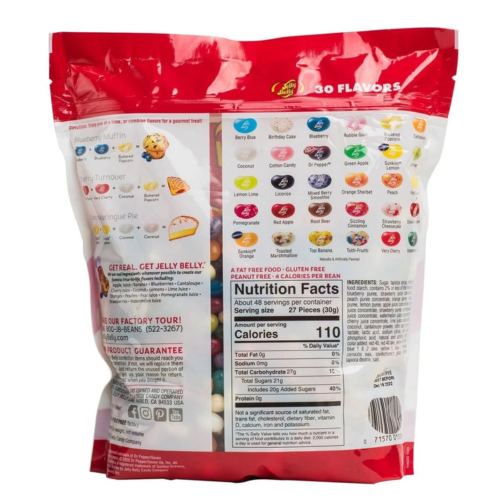 Jelly Belly Original Gourmet Jelly Beans 30 Flavors (51 Ounce) Image 2