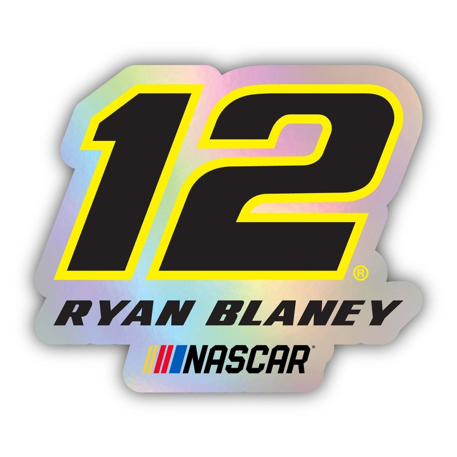12 Ryan Blaney Laser Cut Holographic Decal Image 1