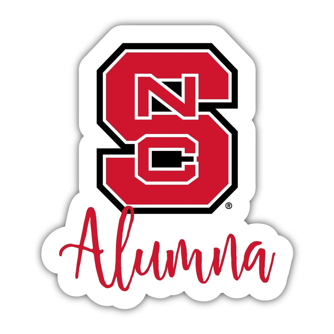 North Carolina State Wolfpack Alumna 4 Inch Vinyl Decal Sticker Image 1