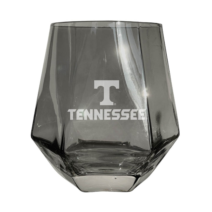 Tennessee Knoxville Etched Diamond Cut Stemless 10 ounce Wine Glass Image 2