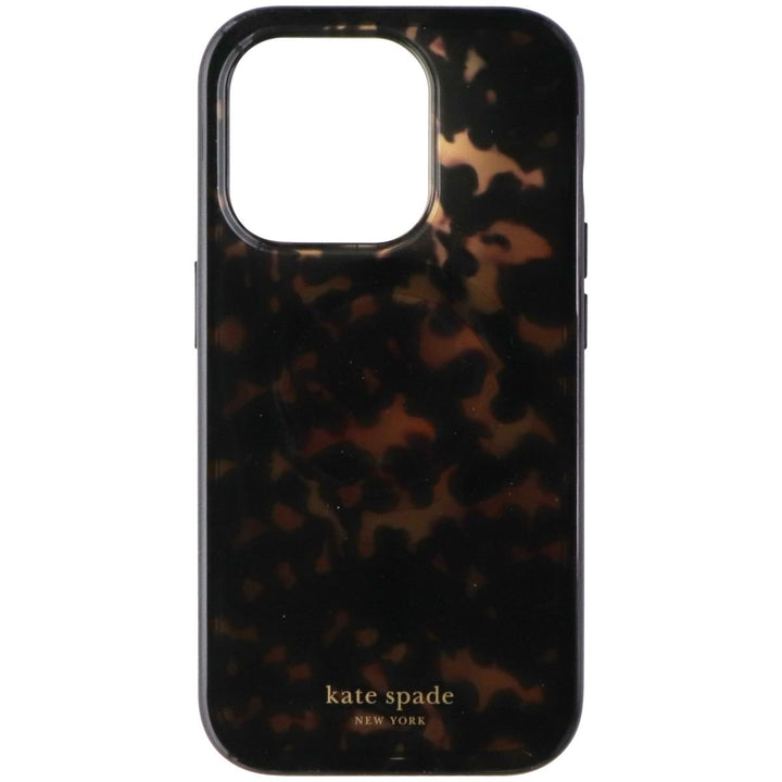 Kate Spade  York Tough Case for MagSafe for iPhone 15 Pro - Tortoiseshell Image 2