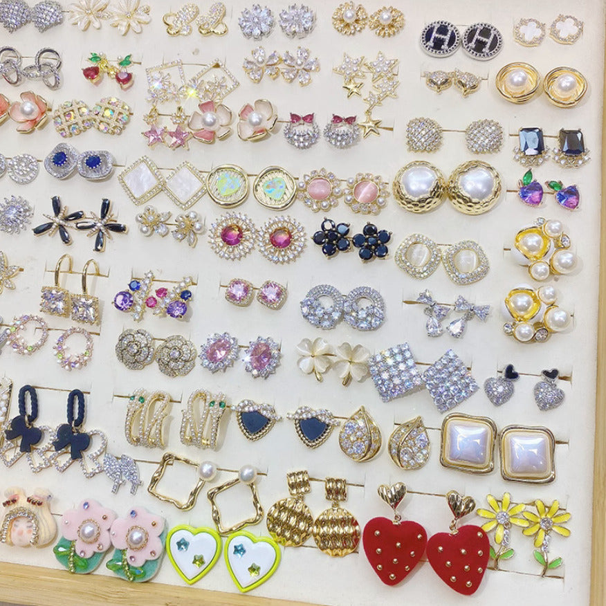 60 Pcs Random Mixed JewelryMystery Surprise BagIncluding Differernt Style Earrings Rings Bracelets or Necklaces MEH Image 9