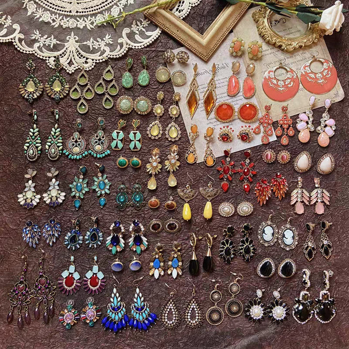 60 Pcs Random Mixed JewelryMystery Surprise BagIncluding Differernt Style Earrings Rings Bracelets or Necklaces MEH Image 11