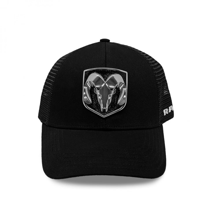 Dodge Ram Logo 3D Patch Adjustable Trucker Hat Image 2