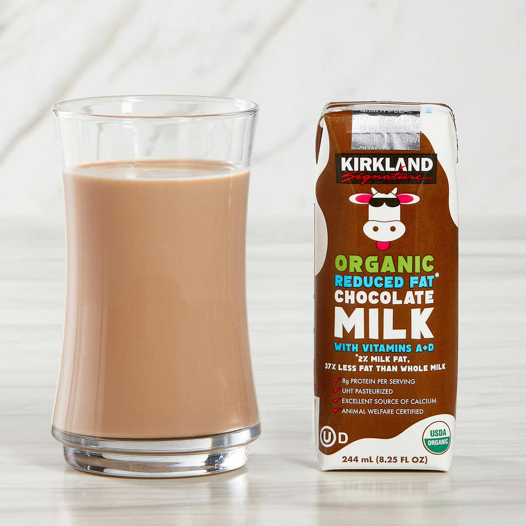 Kirkland Signature Organic Reduced Fat Chocolate Milk8.25 Fluid Ounce24 Pack Image 4