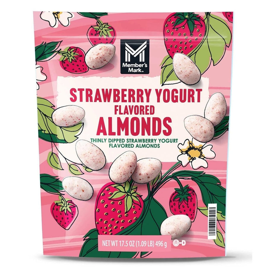 Member s Mark Strawberry Yogurt Almonds (17.5 Ounce) Image 1