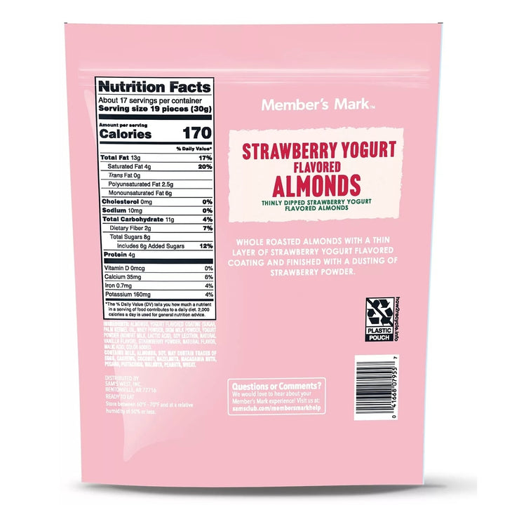 Member s Mark Strawberry Yogurt Almonds (17.5 Ounce) Image 2