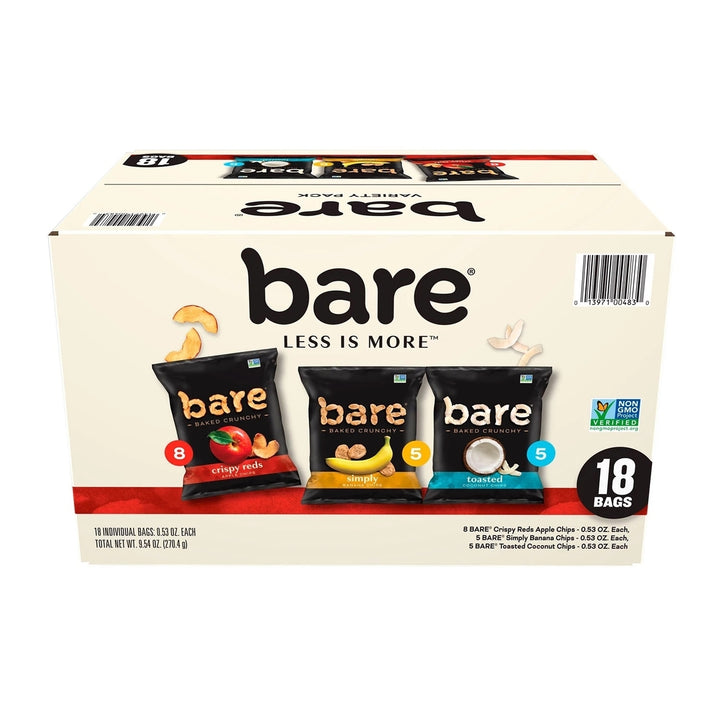 Bare Baked Crunchy Variety Pack 0.53 Ounce (Pack of 18) Image 1