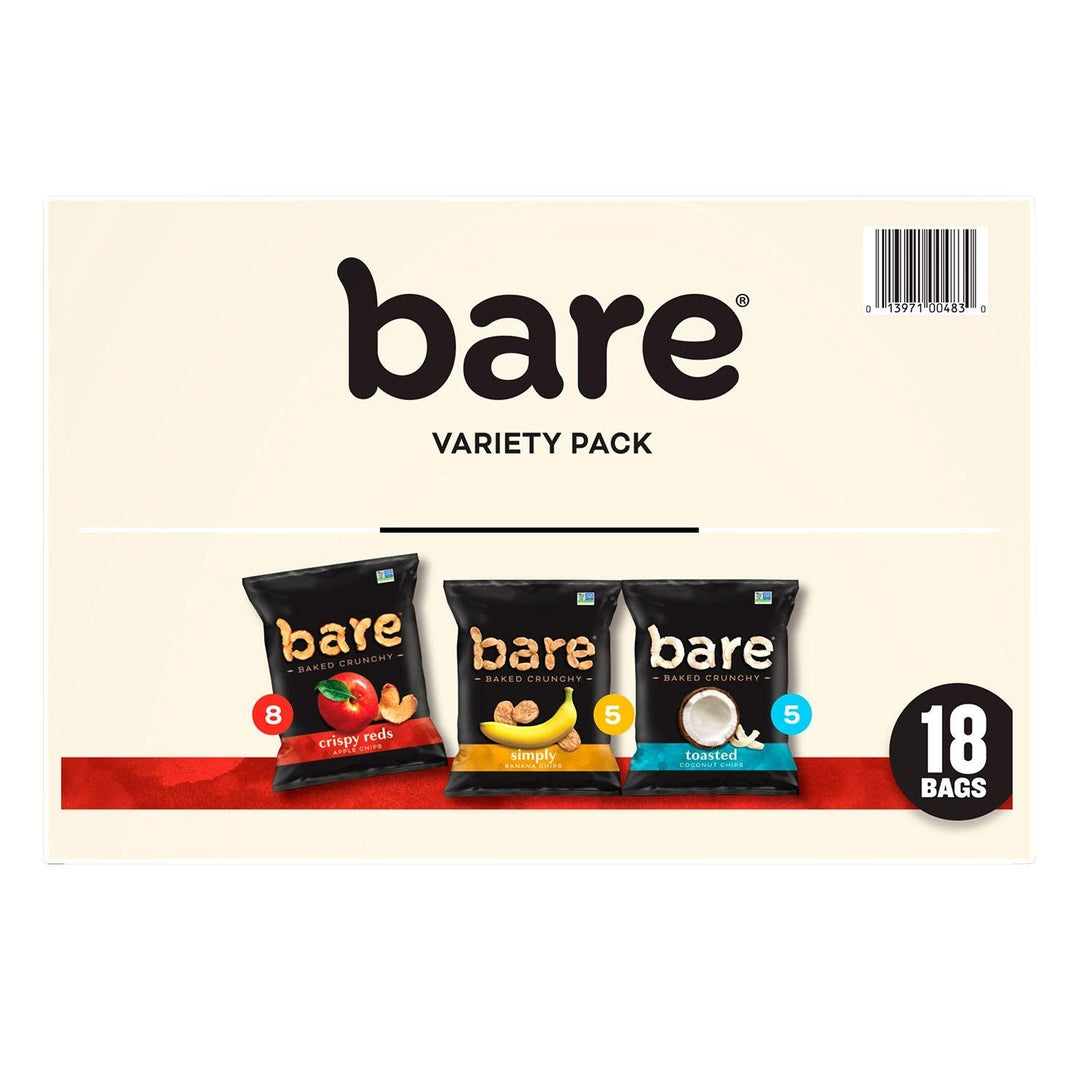 Bare Baked Crunchy Variety Pack 0.53 Ounce (Pack of 18) Image 3