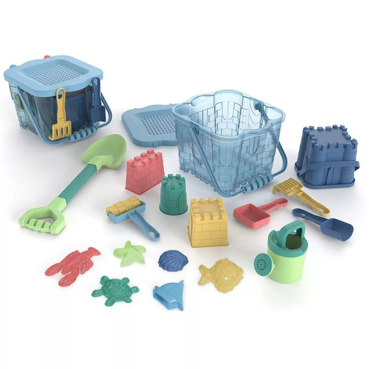 Members Mark 18 Piece Giant Castle Sand Playset Image 1