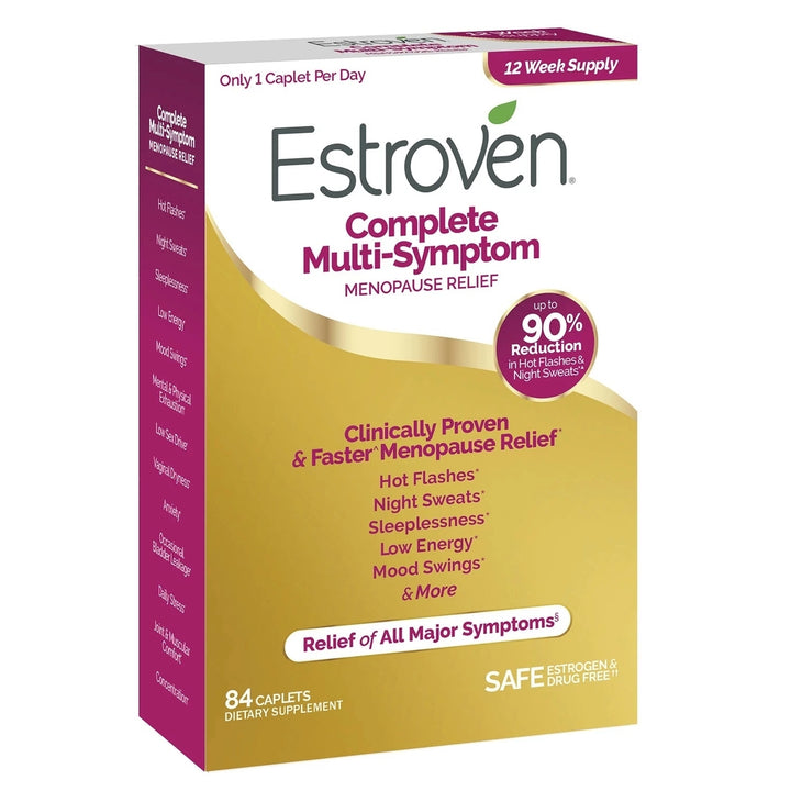 Estroven Complete Multi-Symptom Menopause Relief Caplets (84 Count) Image 3