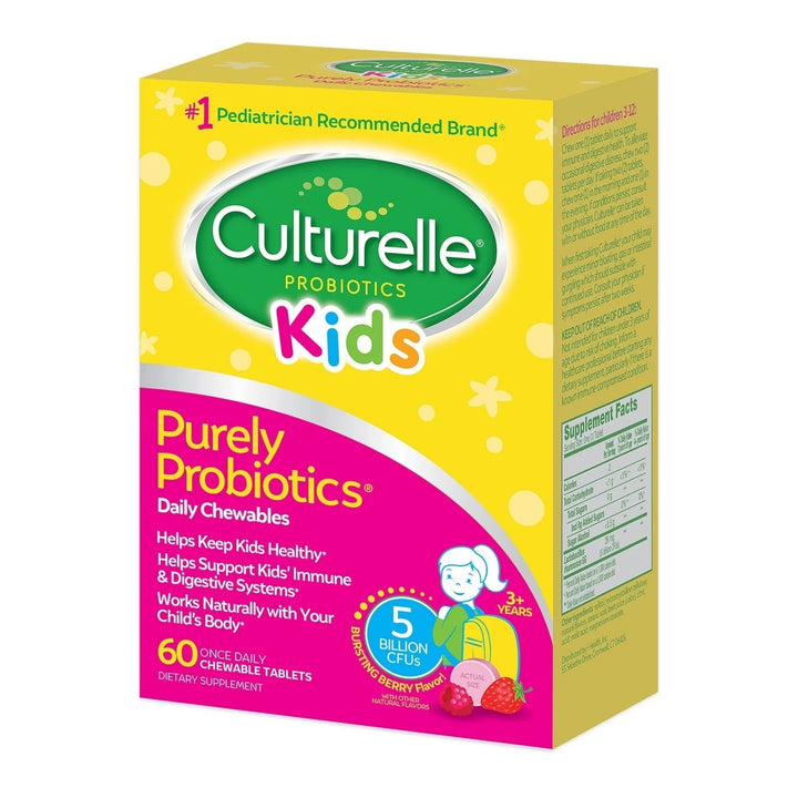 Culturelle Kids Purely Probiotic Daily Chewable Tablets (60 Count) Image 3
