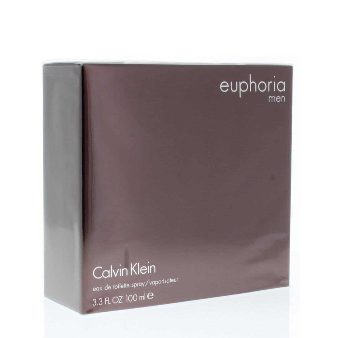 Calvin Klein Euphoria Eau de Toilette Spray Men 3.3oz Fresh Amber Fragrance Image 1