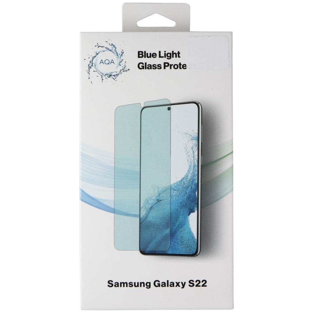 AQA Blue Light Glass Protector for Samsung Galaxy S22 - Clear Image 1