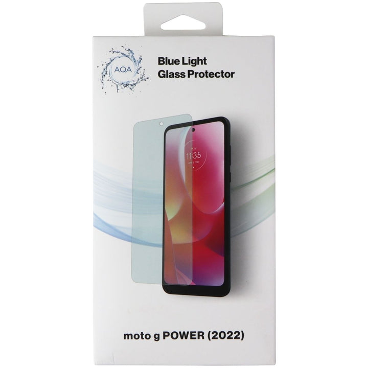 AQA Blue Light Glass Protector for Moto G Power (2022) - Clear Image 1