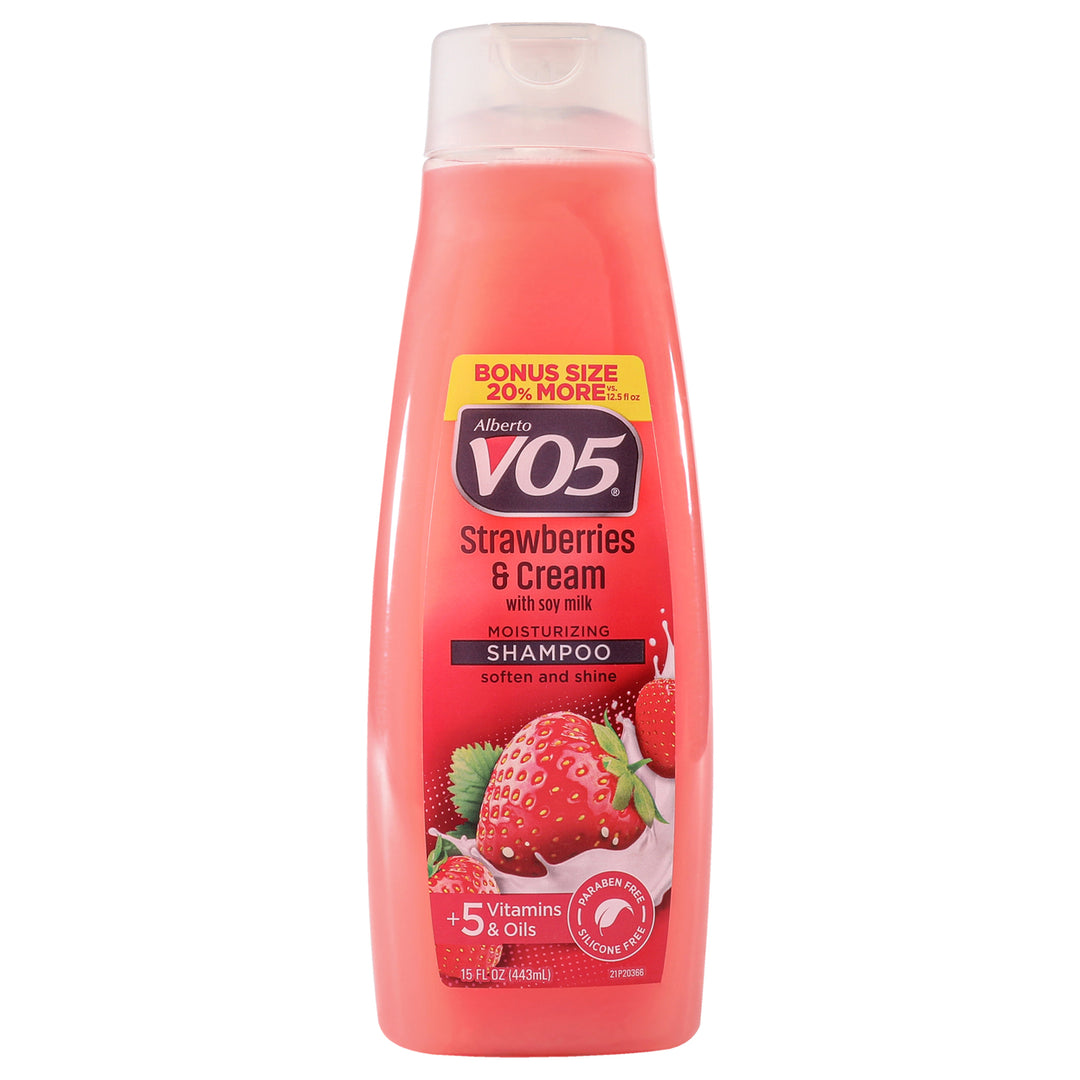 Alberto VO5 Moisturizing Strawberries Cream Shampoo 15 oz Image 1