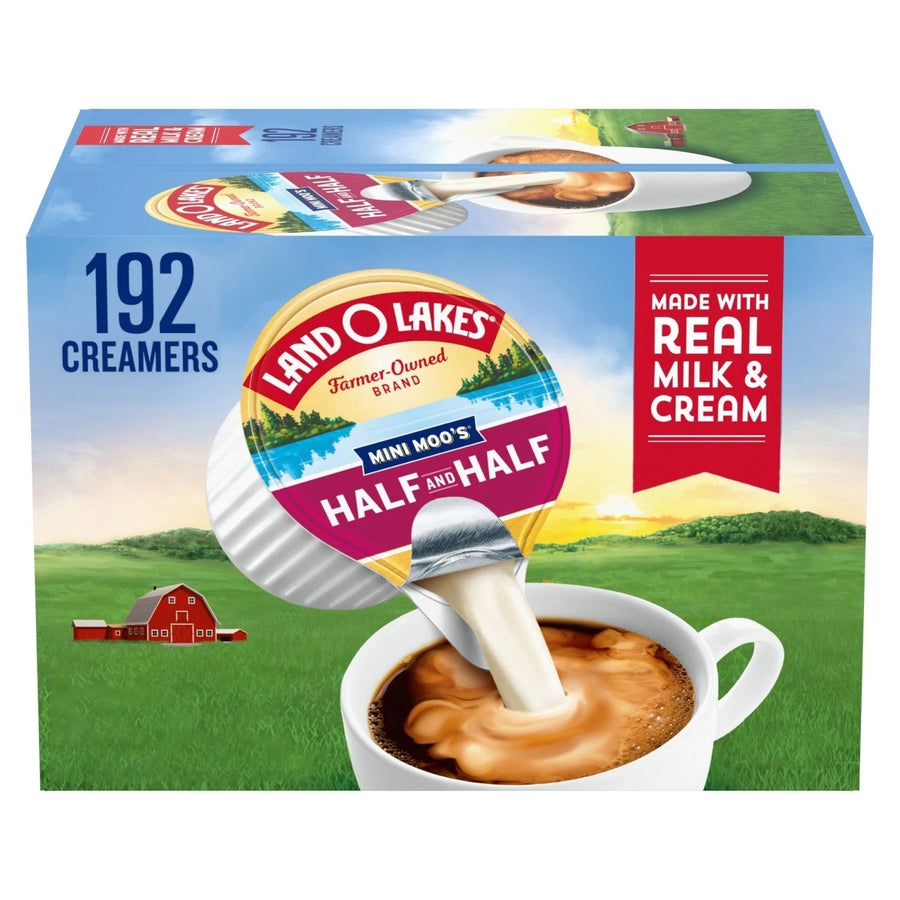 Land O Lakes - Mini Moos Real Half and Half Creamer Tubs - 192 Count Image 1