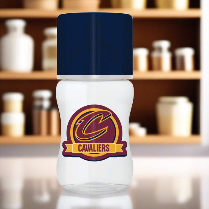 Cleveland Cavaliers 9oz Baby Bottle BPA-Free Silicone Nipple Team Graphics Image 3