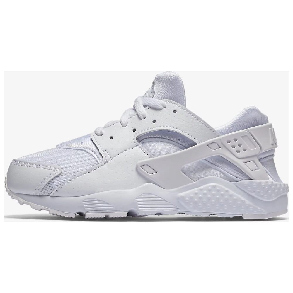 Nike Huarache Run White/White-Pure Platinum 704949-110 Pre-School Image 3