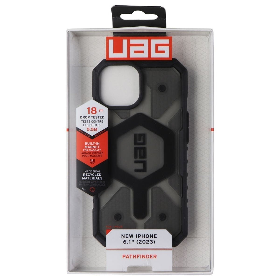 UAG Pathfinder Case for MagSafe for Apple iPhone 15 - Ash / Black Image 1