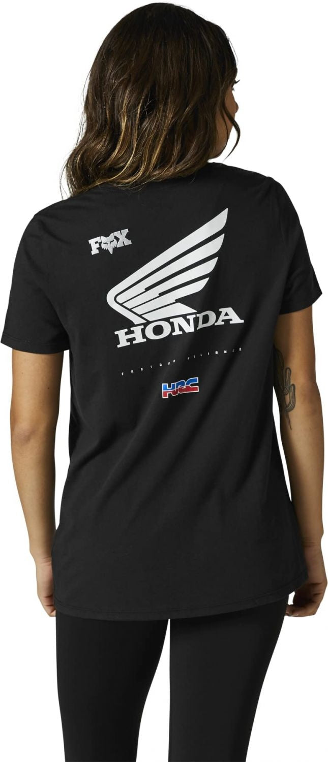 Fox Racing Womens Honda Black Short Sleeve Tee Size M Fox Racing Apparel Image 4