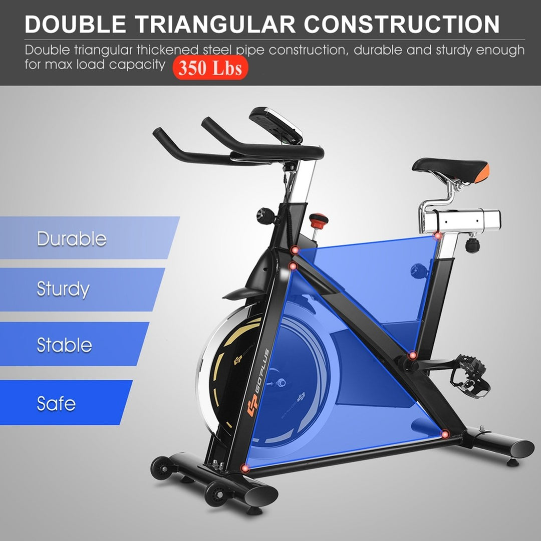 Exercise Bike Cycle Trainer Indoor Workout Cardio Fitness Bicycle Stationary Image 7