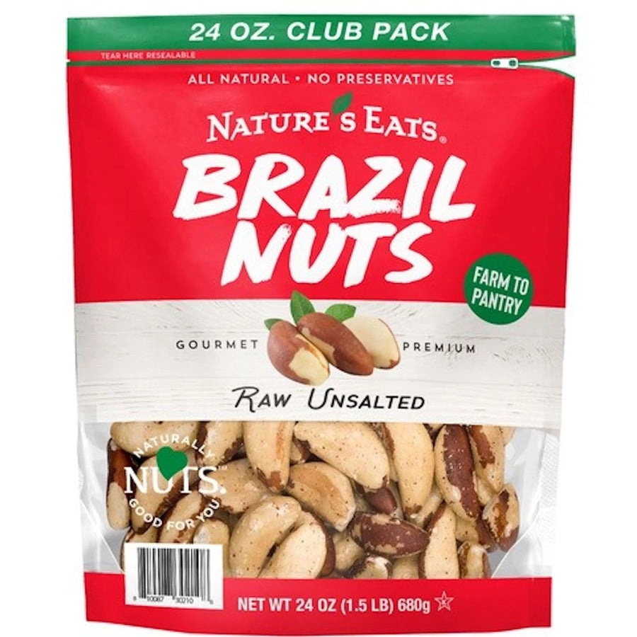 Natures Eats Raw Unsalted Brazil Nuts (24 Ounce) Image 1