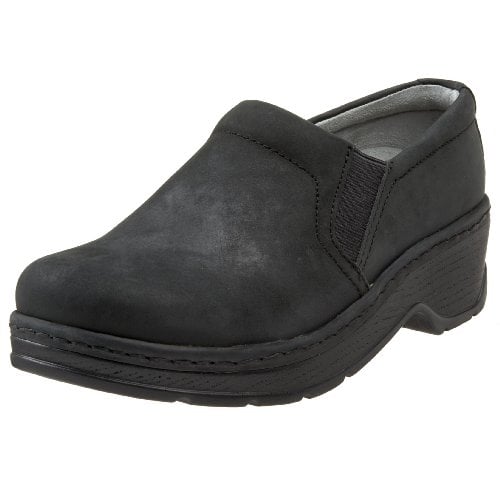 Klogs Footwear Womens Naples Closed-Back Nursing Clog 6-M BLACK OILED Image 1