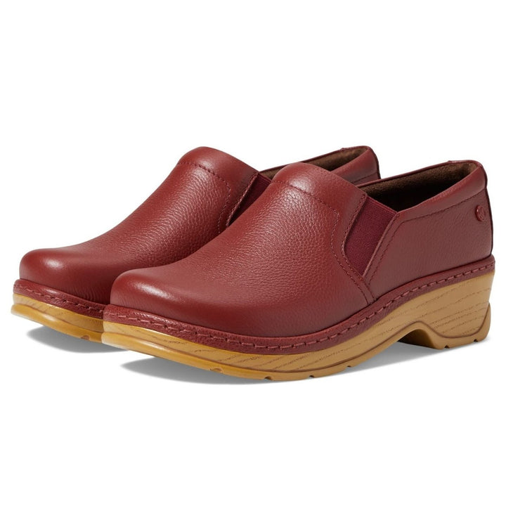 Klogs Naples Womens Shoes Merlot Pebble Comfort Slip-On Size Options Available Image 1