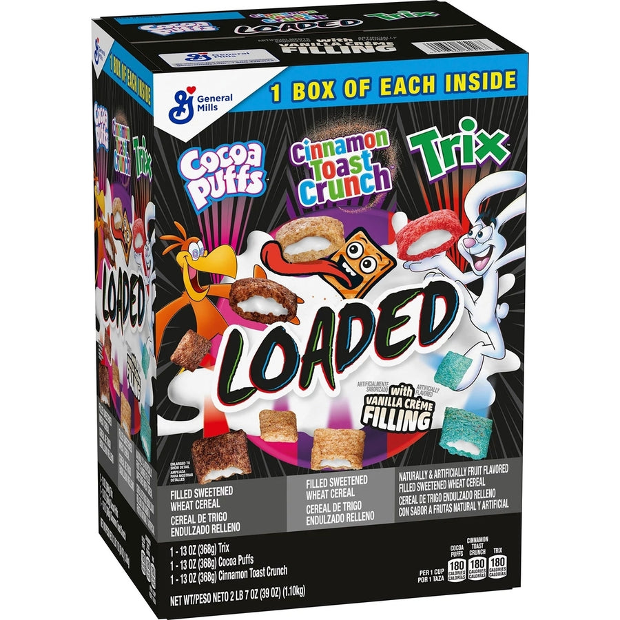 General Mills Loaded Cereal Variety Pack39 Ounce Image 1
