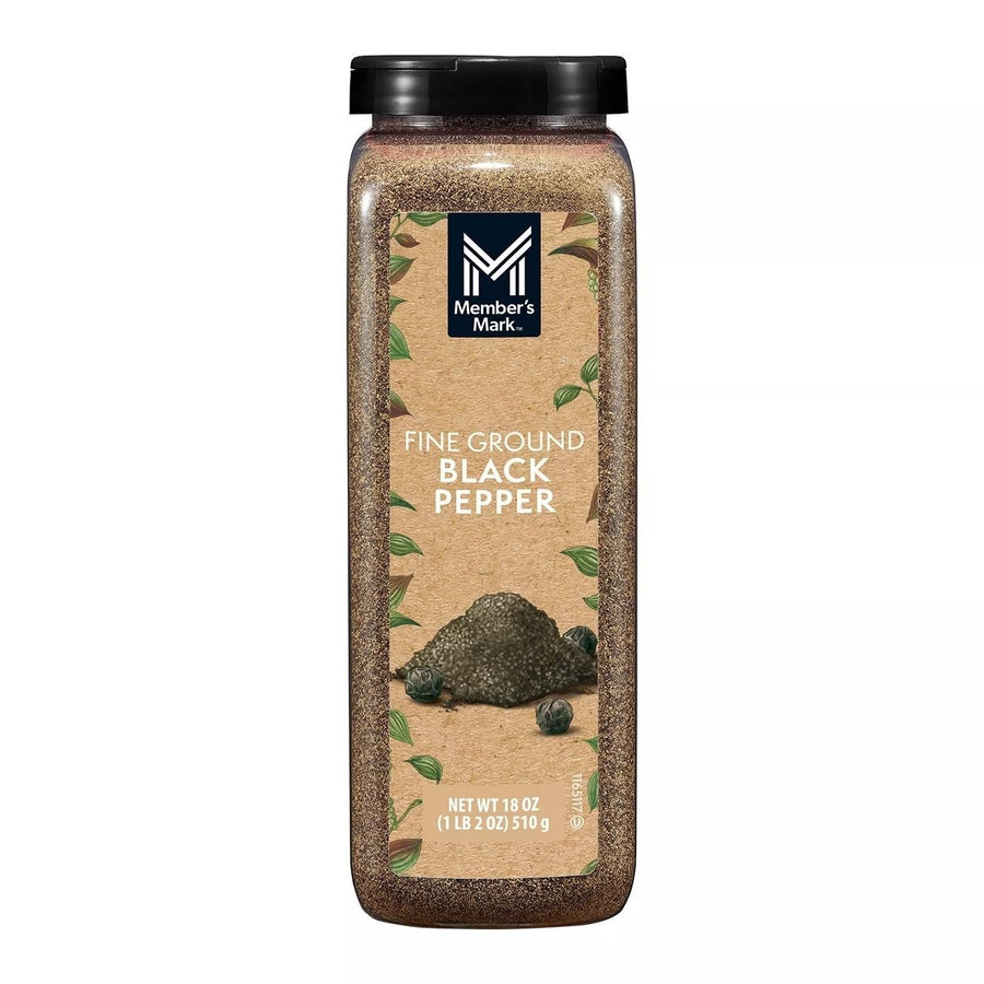 Members Mark Fine Ground Black Pepper18 Ounce Image 1