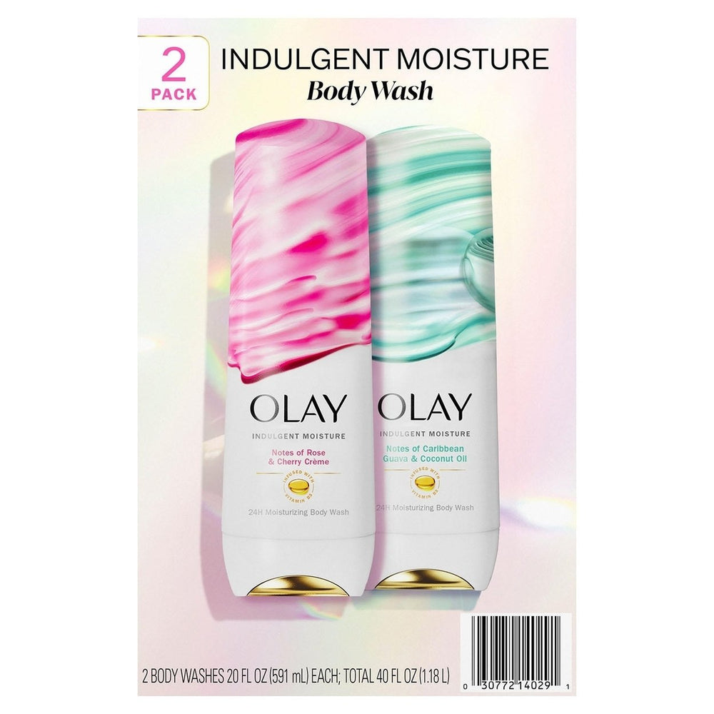 Olay Indulgent Moisture Body Wash with Vitamin B3 20 Fluid Ounce (Pack of 2) Image 2