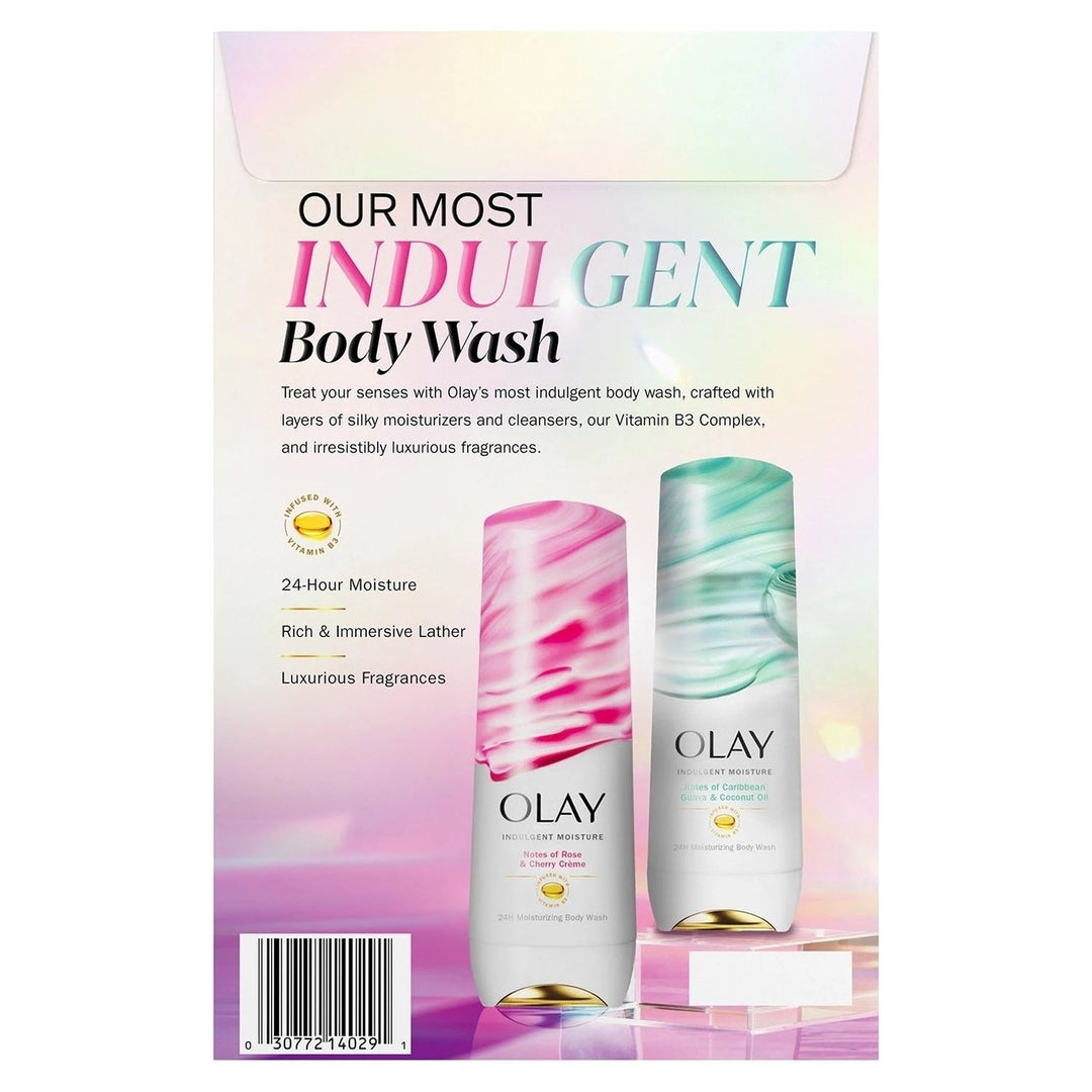 Olay Indulgent Moisture Body Wash with Vitamin B3 20 Fluid Ounce (Pack of 2) Image 3