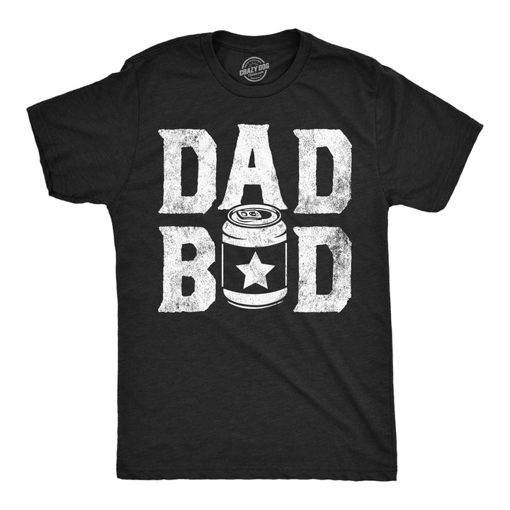 Mens Dad Bod Beer Funny T Shirts Sarcastic Drinking Graphic Tee For Men Image 1