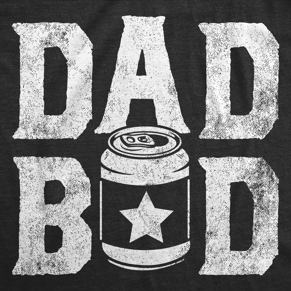 Mens Dad Bod Beer Funny T Shirts Sarcastic Drinking Graphic Tee For Men Image 2