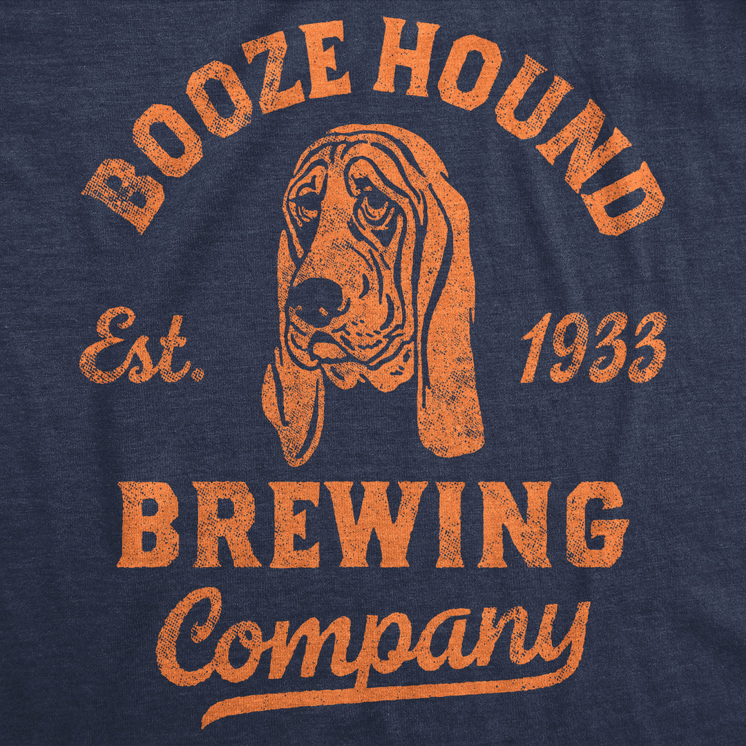 Mens Funny T Shirts Booze Hound Brewing Company Sarcastic Drinking Tee For Men Image 2