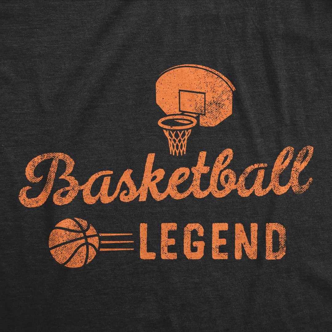 Mens Basketball Legend Funny T Shirts Sarcastic Sports Graphic Tee For Men Image 2