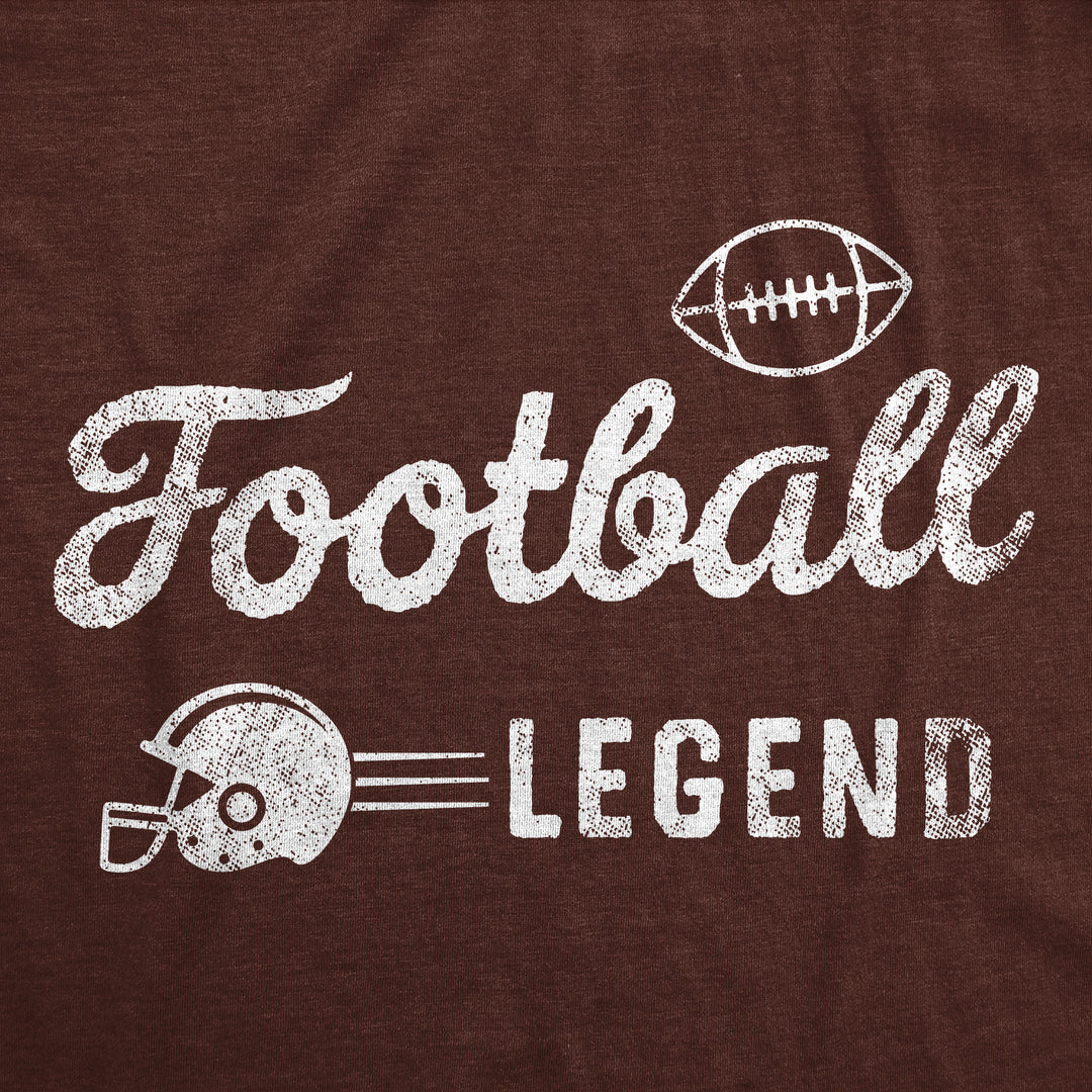 Mens Football Legend Funny T Shirts Sarcastic Sports Graphic Tee For Men Image 2