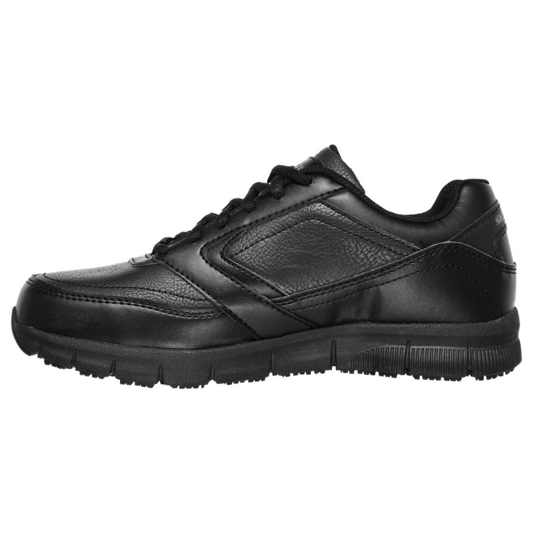 SKECHERS WORK Womens Relaxed Fit Nampa - Wyola SR Soft Toe Slip Resistant Work Shoe Black - 77235-BLK 5.5-M BLACK Image 3