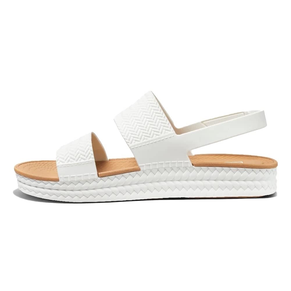 Reef Womens Water Vista Sandal WHITE/TAN Image 4