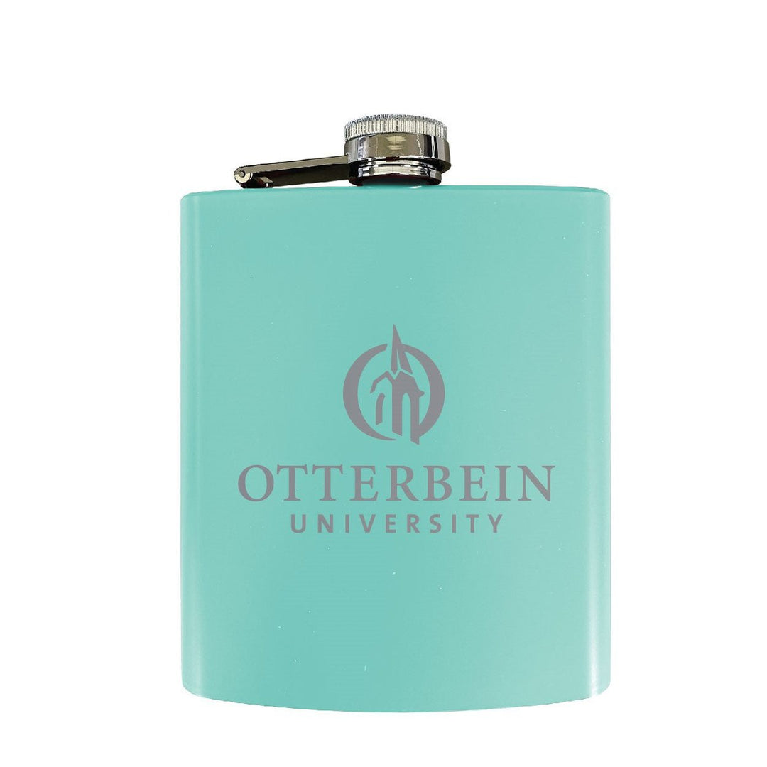 Otterbein University Stainless Steel Etched Flask - Choose Your Color Image 4