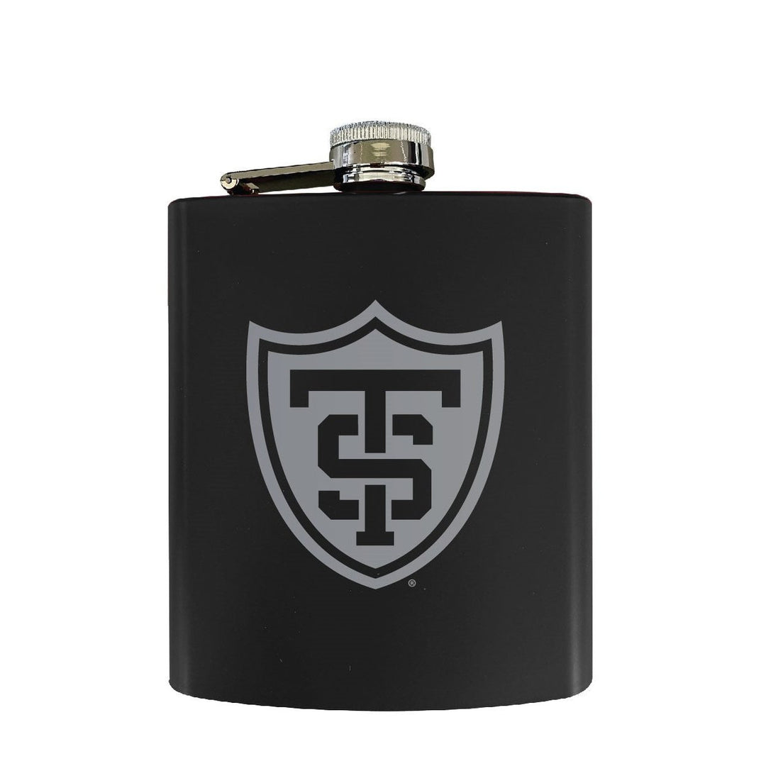 University of St. Thomas Stainless Steel Etched Flask - Choose Your Color Image 1