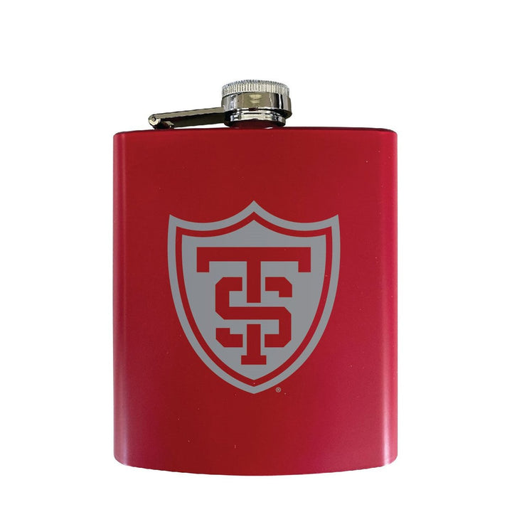 University of St. Thomas Stainless Steel Etched Flask - Choose Your Color Image 3