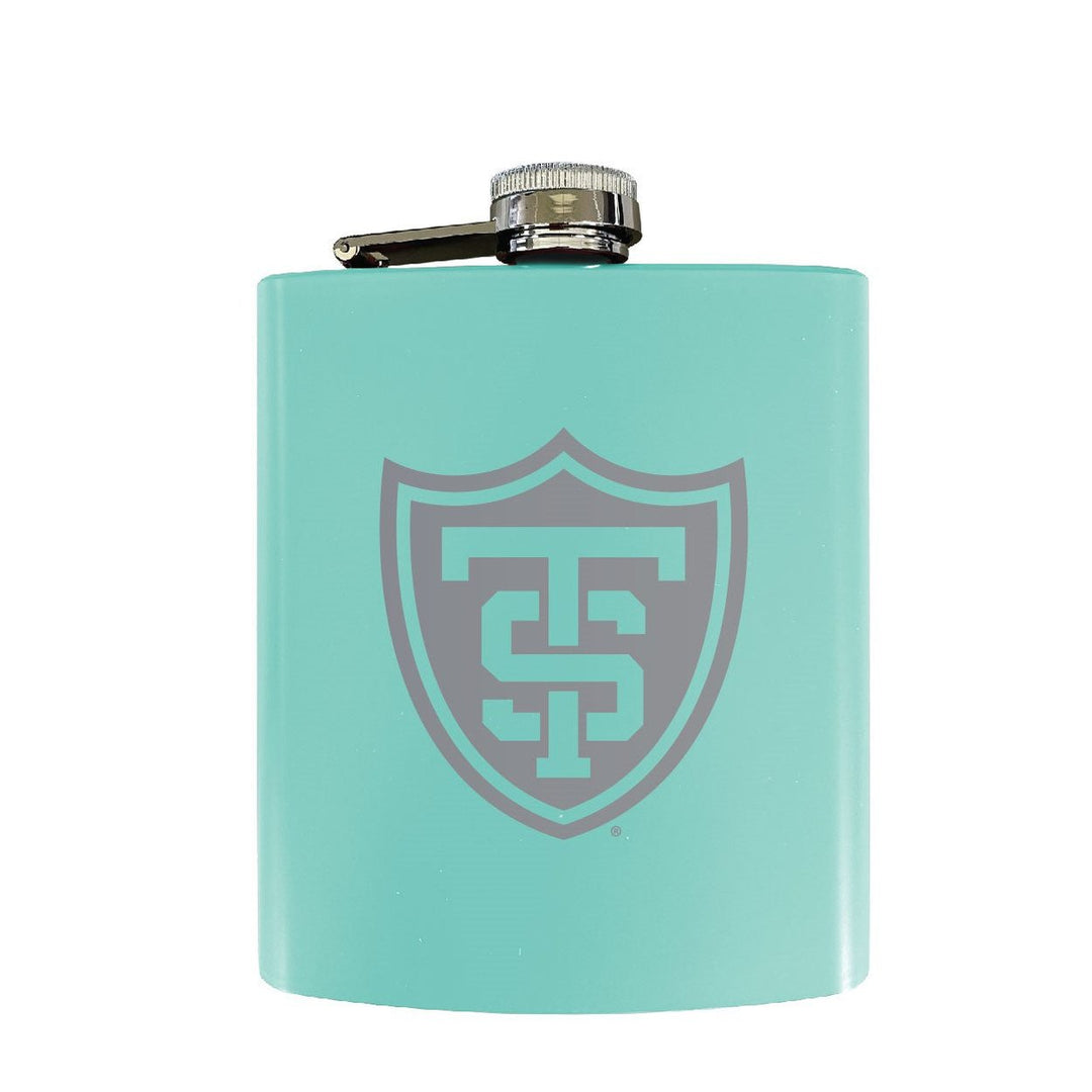 University of St. Thomas Stainless Steel Etched Flask - Choose Your Color Image 4